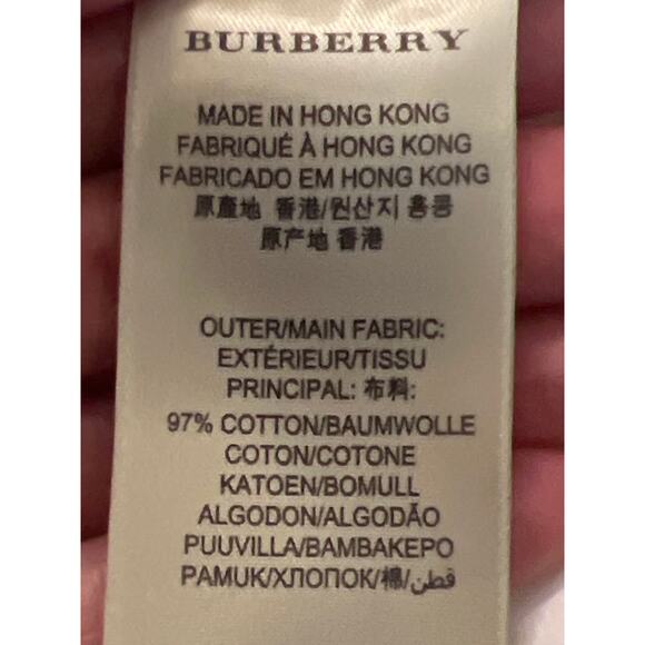 Burberry Brit vintage women’s button front office business long sleeve shirt - Picture 10 of 10